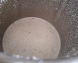 A picture of step 2 of Apple dates milkshake.