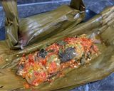 Foto langkah ke 5 dari resep Pepes ikan asin peda.