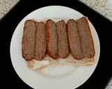 A picture of step 1 of My Sausage Sandwich 😀.