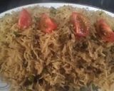A picture of step 6 of Matar Pulao.