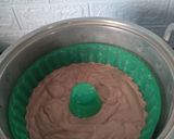 Foto langkah ke 4 dari resep Bolu Kukus Coklat 2 telur takaran sendok (Brownies Nyoklat Ekonomis).