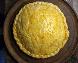 Foto del paso 5 de la receta: Tarta de jamón, queso, champiñones y tomate