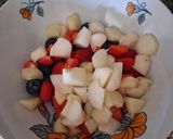 Foto del passaggio 3 della ricetta 🍊Cous cous dolce all'arancia e frutta spadellata🍓🫐🍑