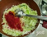 A picture of step 1 of Sumac Cabbage Fry.
