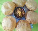 A picture of step 9 of Masala Puri and Bhaji.