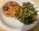 Foto del paso 5 de la receta: Hamburguesa Vegetariana de Calabaza y Zanahoria con Revuelto de Acelga
