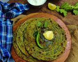 A picture of step 4 of Hariyali Lachha Paratha.