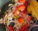 A picture of step 3 of Spicy pumpkin curry.