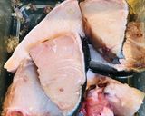 Hình bước làm 2 của món Canh chua Cá Bớp lá giang