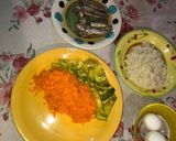 Foto del paso 2 de la receta: Ensalada tibia de arroz y sardina
