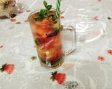 A picture of step 1 of Watermelon 🍉 🍉🍉🍻🍻 mojito.