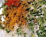 A picture of step 2 of Jawar muli paratha.