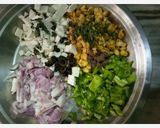 A picture of step 2 of Open paneer sandwich.
