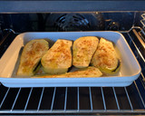 Foto del paso 4 de la receta: Ensalada de cuscús, berenjena asada, queso feta y manzana
