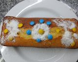 Foto del paso 5 de la receta: Budín de naranja con confites de chocolate!! Súper rico y fácil