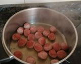 A picture of step 3 of Braised Meatballs.