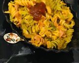 A picture of step 3 of Colorful Spiral Pasta.