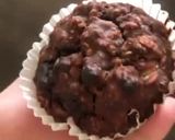 Hình bước làm 4 của món Bánh sô cô la chuối muffin yến mạch Eat Clean