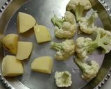 ফুলকপি আলু দিয়ে ট‍্যাংড়া মাছের রসা(foolkopi aloo diye tyangra macher rosa recipe in Bengali) রেসিপির ধাপ 1 ছবি