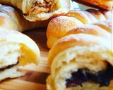 Pas rețetă Pariziene cu mere și cremă de ciocolata. Pariziene pufoase și aromate 1 fotografie