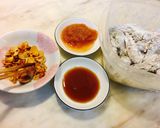 Hình bước làm 1 của món Tôm thẻ chiên sốt khế