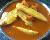 अरबी की रसदार सब्जी (arbi ki rasedar sabzi recipe in Hindi) रेसिपी चरण 3 फोटो