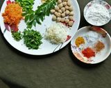 A picture of step 1 of Vegetable and soya fried Sticks.