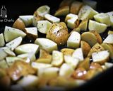 A picture of step 1 of Baked Potato wedges.