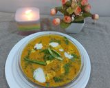 A picture of step 5 of Shahi paneer.