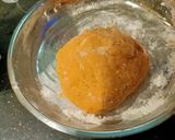 A picture of step 2 of Deep fried sweet potato(Timus) Indonesia traditional snacks.