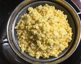 A picture of step 1 of Moong Dal Halwa.