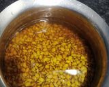 A picture of step 1 of Horse gram pudla.