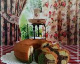 Foto langkah ke 8 dari resep Cake nutrijel 3 rasa (green tea, coklat, vanilla).