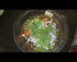 A picture of step 4 of Black (kala) Chana chaat.