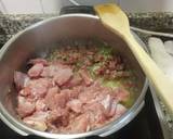 Foto del paso 3 de la receta Menestra con carne de pavo, cerdo o ternera en Olla a Presión