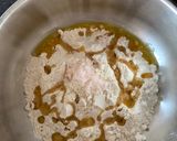 A picture of step 1 of Dal Bati Churma with pickled onions.