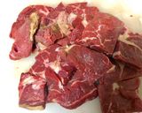A picture of step 1 of Japanese Beef Potatoes.