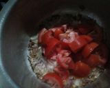 A picture of step 3 of Green grams (ndengu) stew with rice.
