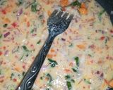 A picture of step 3 of Pizza omelette.
