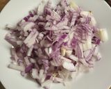 A picture of step 1 of Curry chicken enchiladas (includes overnight marinading).