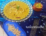 A picture of step 6 of Dal Dhokli.