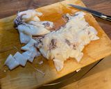 Friss Tintahal cukkiniágyon recept fázis 1 fotója