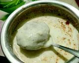 A picture of step 3 of Dahi Vada.