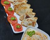 A picture of step 7 of Jain Punjabi Chole Paratha with Dahi Tikhari.