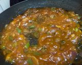 A picture of step 4 of Veg Manchurian.