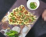 A picture of step 8 of Spicy chilli butter board.