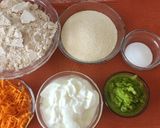 A picture of step 1 of Oats Carrot Idli.