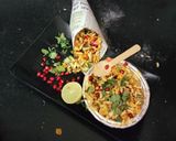A picture of step 3 of Masala Bhel.