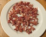 Foto del paso 3 de la receta: Champiñones con jamón y tomate