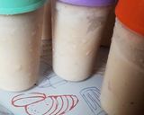 A picture of step 2 of Mawa coconut and almond qulfi.